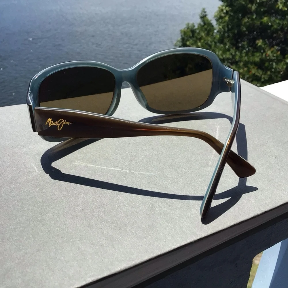 Maui Jim Nalani MJ 295 03T MP SG Tortoiseshell & Blue Sunglasses Made in Japan